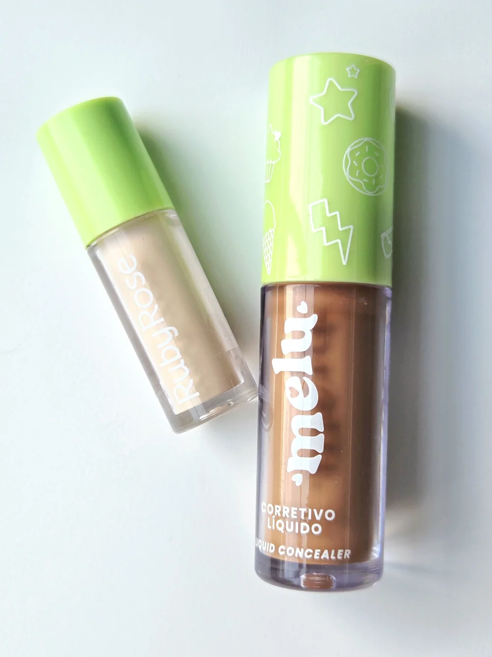 Ruby Rose MELU Liquid Concealer Bundle 5ml Cafe 6 & Baunilha 1 Mini Size